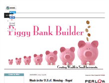 Tablet Screenshot of piggybankbuilder.com